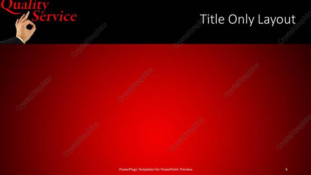 Title Only presentation slide layout