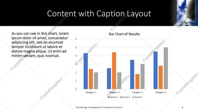 Content with Caption presentation slide layout