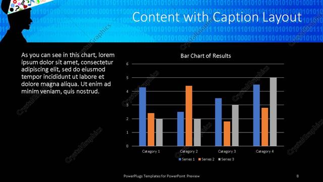 Content with Caption presentation slide layout