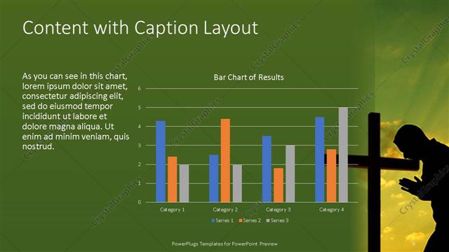 Content with Caption presentation slide layout