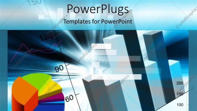  Presentation with purple business - Black silhouettes business men with ties striped background purple and blue