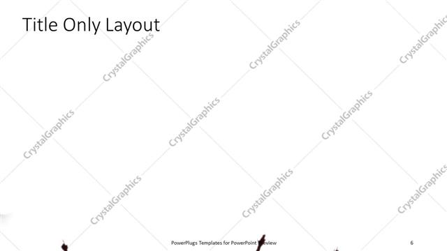 Title Only presentation slide layout