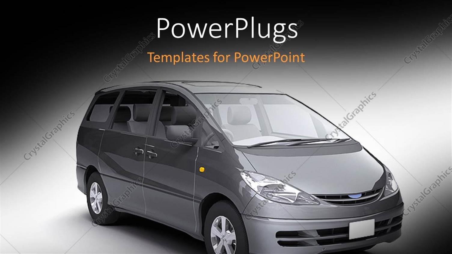 Featuring a Black Space Bus on a Grey Colored Background