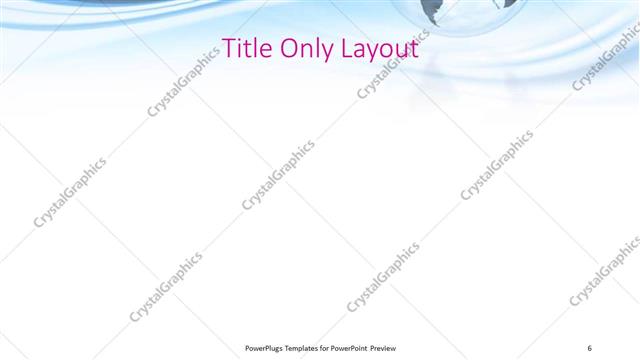 Title Only presentation slide layout