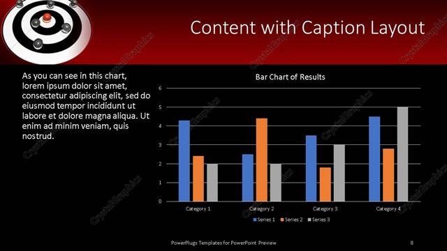 Content with Caption presentation slide layout