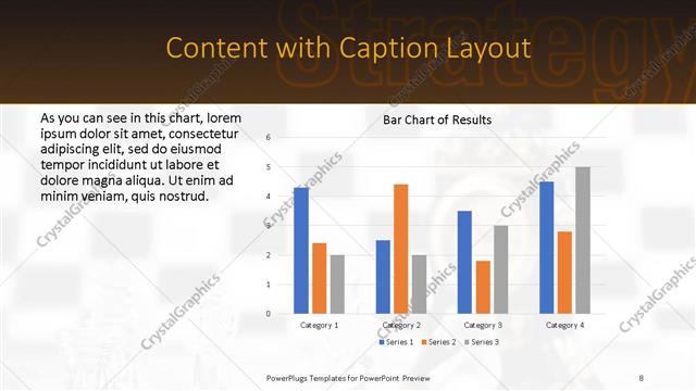 Content with Caption presentation slide layout