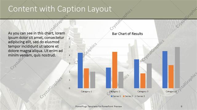 Content with Caption presentation slide layout