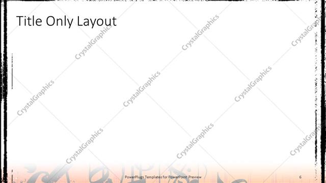 Title Only presentation slide layout