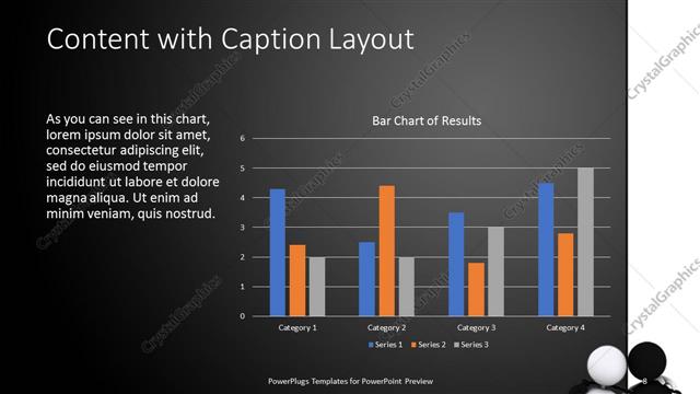 Content with Caption presentation slide layout