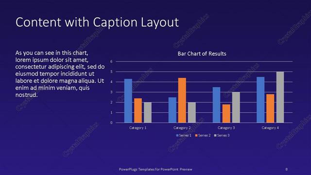 Content with Caption presentation slide layout