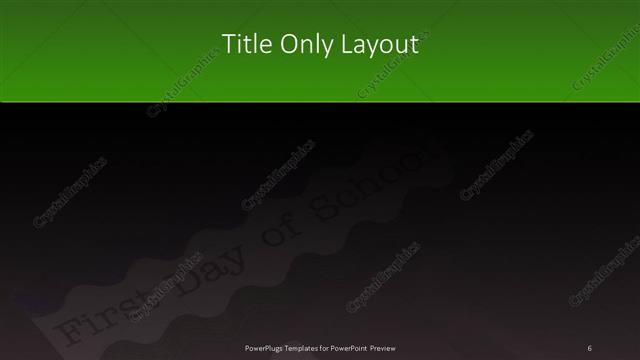 Title Only presentation slide layout