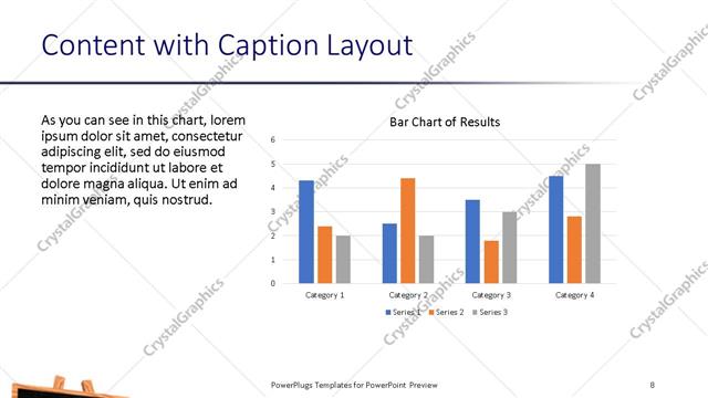 Content with Caption presentation slide layout