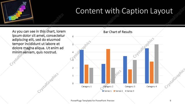 Content with Caption presentation slide layout