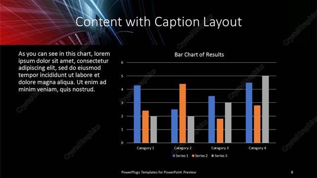 Content with Caption presentation slide layout