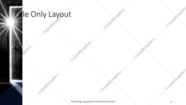 Title Only presentation slide layout