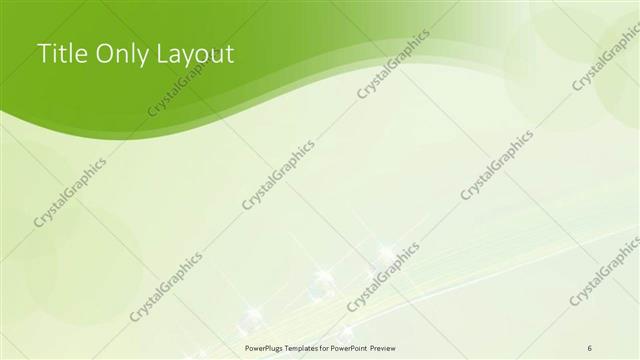 Title Only presentation slide layout