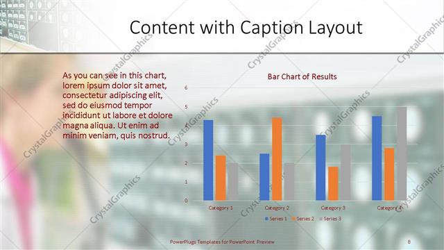 Content with Caption presentation slide layout