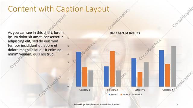 Content with Caption presentation slide layout