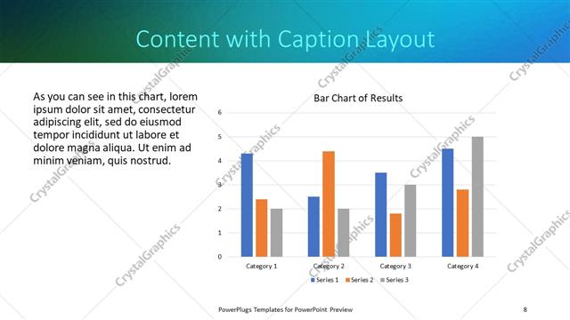 Content with Caption presentation slide layout