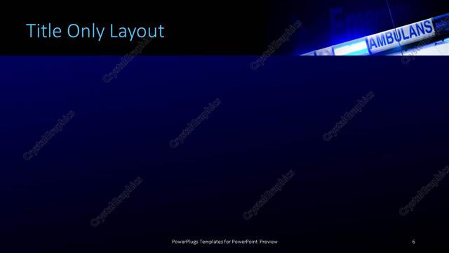 Title Only presentation slide layout