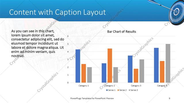 Content with Caption presentation slide layout