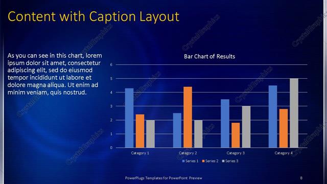 Content with Caption presentation slide layout