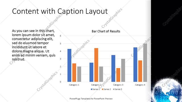Content with Caption presentation slide layout