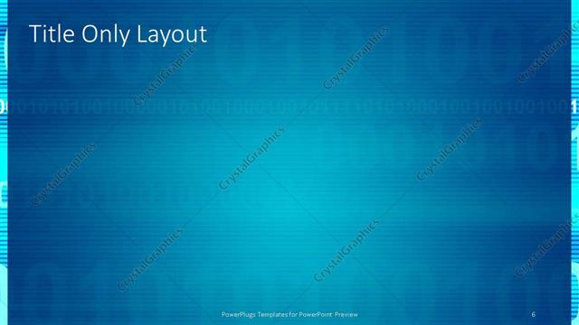 Title Only presentation slide layout