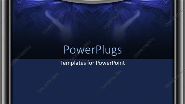  Presentation with research development - Blue and black technology background, science, research and development