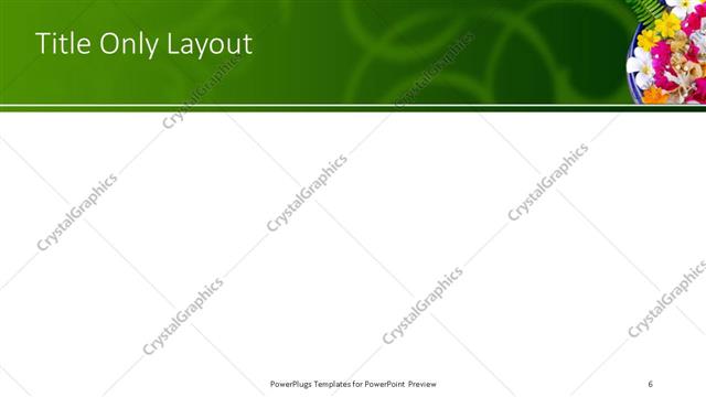 Title Only presentation slide layout