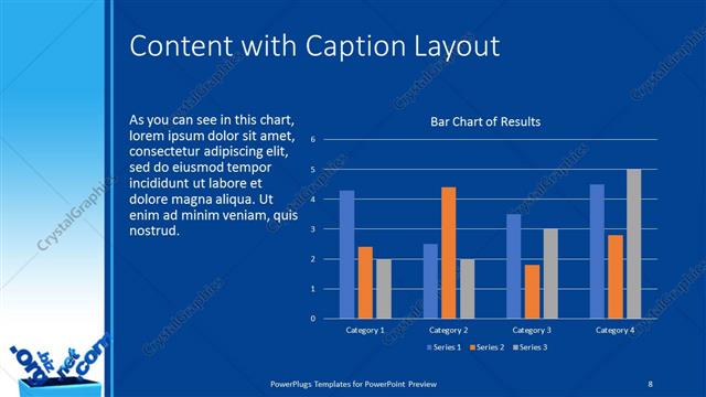 Content with Caption presentation slide layout