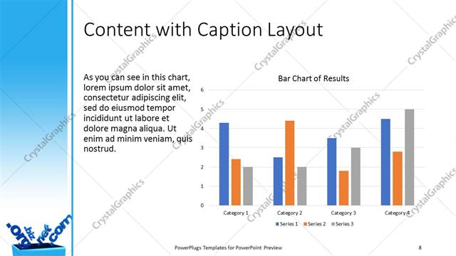 Content with Caption presentation slide layout