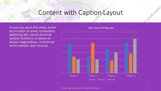 Content with Caption presentation slide layout