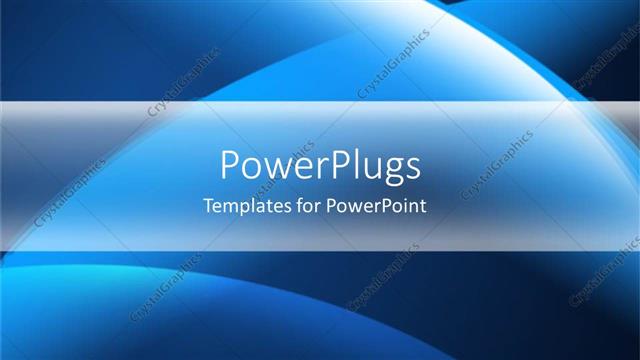  Presentation with shapes - Blue circular shapes abstract