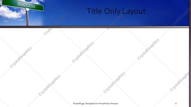 Title Only presentation slide layout