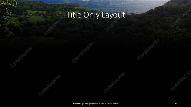 Title Only presentation slide layout