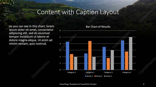Content with Caption presentation slide layout