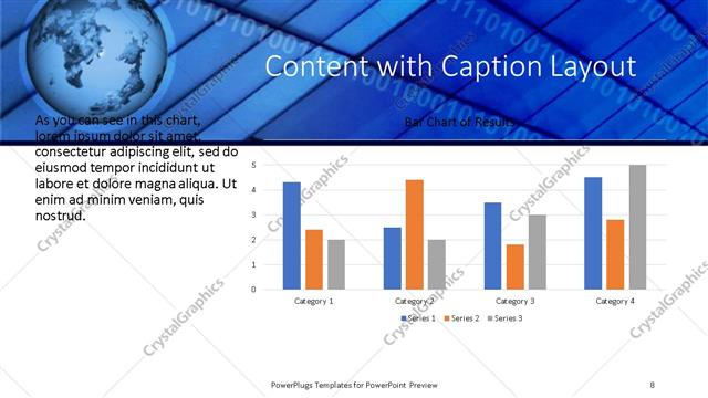 Content with Caption presentation slide layout