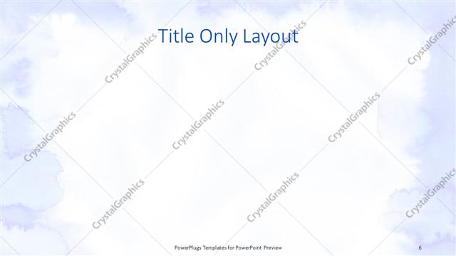 Title Only presentation slide layout