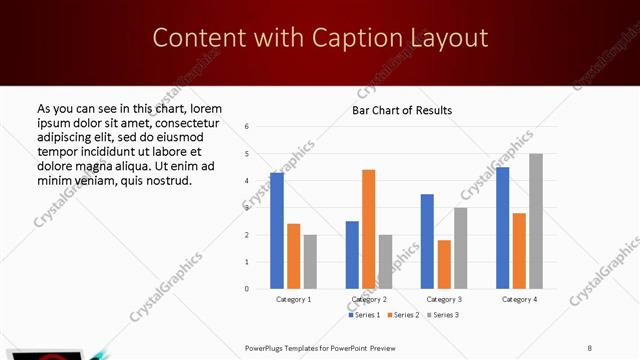 Content with Caption presentation slide layout