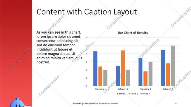 Content with Caption presentation slide layout