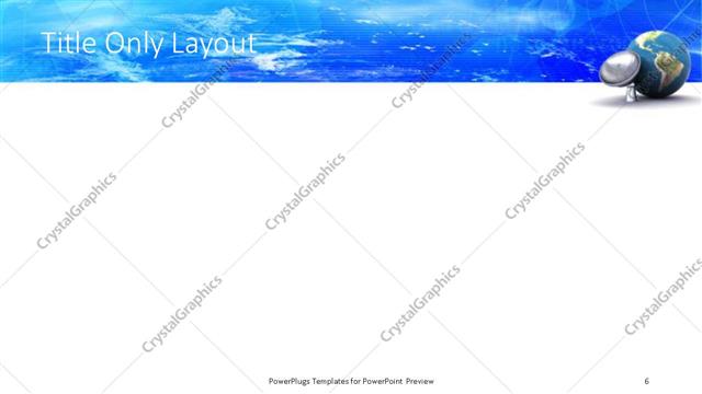 Title Only presentation slide layout