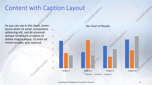 Content with Caption presentation slide layout