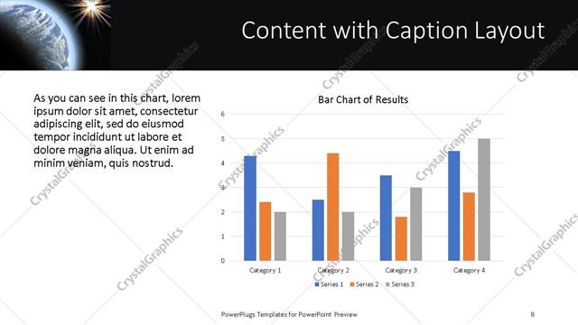 Content with Caption presentation slide layout