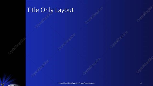 Title Only presentation slide layout