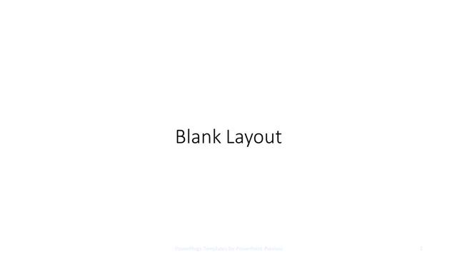 Blank presentation slide layout