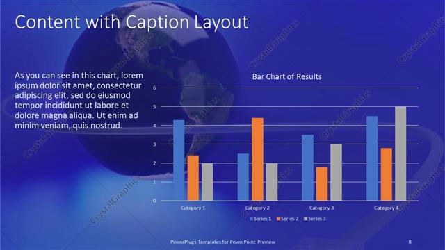 Content with Caption presentation slide layout