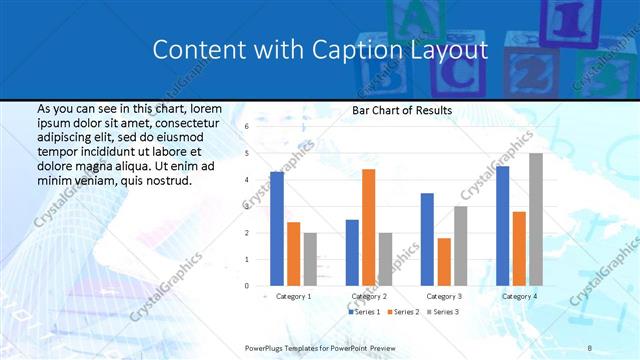 Content with Caption presentation slide layout