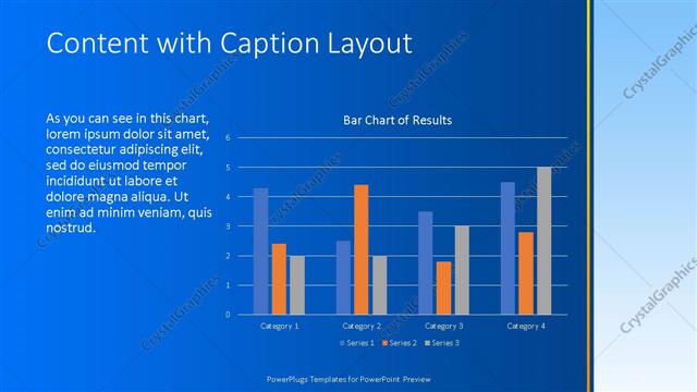 Content with Caption presentation slide layout