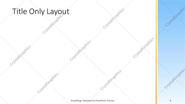 Title Only presentation slide layout